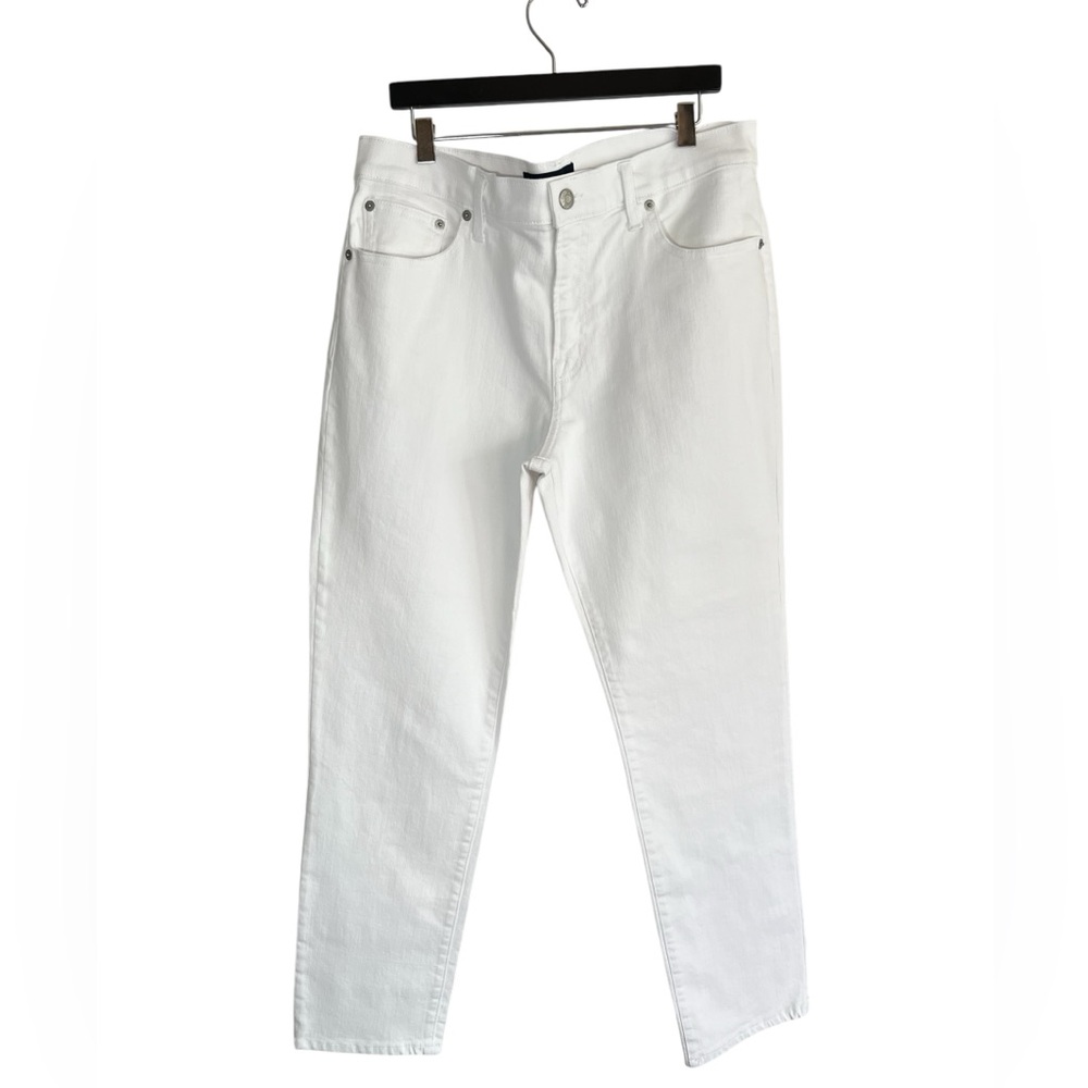 GAP Girlfriend Crisp White Straight-Leg Jeans 30/10